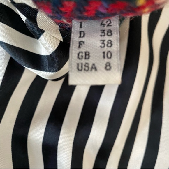 Moschino Plaid Wool Fringe Jacket - Picture 16 of 16